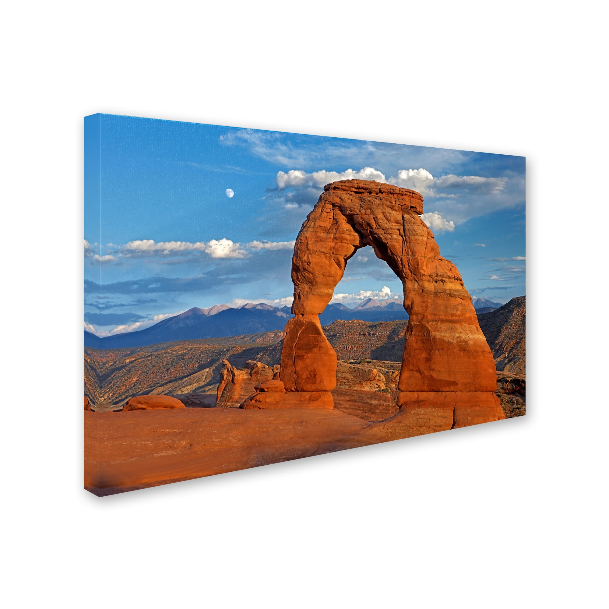 Trademark Fine Art 'Delicate Arch Sunset' Canvas Art by Mike Jones Photo