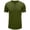 Green, variant on Men's Slim Henley Shirts Slim Fitting Short Sleeve Top with a Solid Color for a Modern and Streamlined White