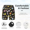 thumbnail image 5 of Fotbe Flower Butterfly Men’s Swim Trunks Quick Dry Swim Shorts Board Shorts with Mesh Lining-Medium, 5 of 9