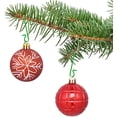 thumbnail image 2 of 200 piezas de ganchos para bolas de Navidad, ganchos para adornos navideños, colgador en forma de S para decoración de árbol de Navidad (verde) JM, 2 of 5