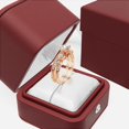 thumbnail image 5 of MadaneJewels 2.1Ct Natural Moissanite Women's Wedding Bridal Ring Set 14K Rose Gold Plated 925 Sterling Silver, 5 of 6