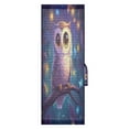 thumbnail image 3 of 3d Cartoon Style Owl Door Curtain 25x40in Privacy Mesh with UV Protection Tie Back Rod Pockets, 3 of 10