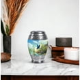 thumbnail image 5 of Dragonfly Miniature Urns For Human Ashes Women And Men, frog Small Keepsake Urn For Male And Female, Funeral Ash Urns Mini, Blue Urn For Human Ashes Adult Female Mom, Little,3 Inch, 5 of 7