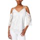 thumbnail image 1 of bar III Blusa tejida con hombros descubiertos para mujer, blanca, mediana bar III  Tejer, 1 of 1