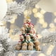 thumbnail image 5 of Golden Retrievers With Hat Tree Ornament, Christmas Pet Ornament, Cute Golden Dog Decor, Festive Home Decoration, Xmas Office Shelf Accent, Small Size, Wooden Base, For Bedroom, 5 of 9