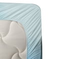 thumbnail image 3 of Ambesonne Ocean Fitted & Top Sheet Set with Sham, Sea Turtle in Deep Sea, Aqua Navy Brown, 3 of 4