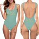 thumbnail image 1 of MKLEKYY Trajes De Baño Hombre Natacion Women Fashion Letter Print Piece Swimsuit Sexy Bikini Swimwear Bathing Sleeveless Backless Swimsuit 2597, 1 of 4