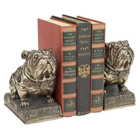 Design Toscano Bulldog Mascot Bookends