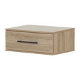 thumbnail image 2 of South Shore Primo Floating Nightstand with 1 Drawer for Adult, in Rustic Oak, 2 of 12