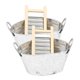 thumbnail image 1 of 2 Sets Mini House Basin Wash Board Decor Dollhouse Miniature Basin Washboard Bucket Set Mini Furniture, 1 of 4