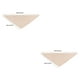 thumbnail image 1 of Methold Pet Slobber Tie Pañuelo Algodón Lavable Reutilizable Adorno Toallas Bufanda Regalos de vacaciones Babero Accesorio para exteriores Amarillo 2piezas, 1 of 6