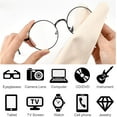 thumbnail image 2 of 20Pcs 5.9 Inch Chamois Pottery Tools Chamois Cloth Shammy Towel Suede Fiber Glasses Cleaning Cloth Absorbent Fast Drying Natural Chamois Car Wash Cloth for Pot Rim Smoothing Pottery Beige, 2 of 8
