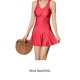 thumbnail image 3 of Advancent Poliéster Manténgase cómodo y elegante en la playa Traje de baño para mujer Traje de baño modesto Traje de baño para mujer Traje Traje de baño Vino rojo XXXL, 3 of 6
