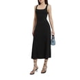 thumbnail image 2 of Vestido De Tirantes Sin Mangas Para Mujer Vestido De Fiesta Largo Con Cuello En U De Color SóLido De Verano, 2 of 4