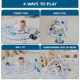 thumbnail image 2 of Play Mat & Play Gym Aila+Aiden 6 en 1 XL para bebé Space Grey, 2 of 5