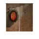 thumbnail image 1 of Cortina japonesa Noren ABPHQTO Baloncesto incrustado en pared ladrillo 105x120 cm, 1 of 1