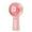 Pink, variant on RoamHome Electric Cartoon Mini Fan Pocket Small Fans USB Rechargeable Handheld Battery Powered Portable Fans Personal Cooling Fan That Blows Cold Air (Blue)