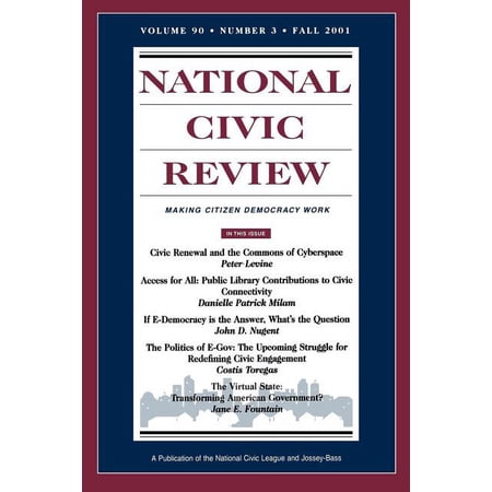 National Civic Review V90 3 Fa Paperback