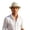 Y2-Beige, variant on Pork Pie Hats for Men, Sun Hat Unisex Breathable Mesh Pork Pie Hat, Foldable Lightweight Summer Short Brim Hat for Casual Travel
