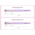 thumbnail image 3 of yeacher MAANGE 9-Piece Eye Makeup Brush Set with Purple Handles for Professional Beauty Application, 3 of 6