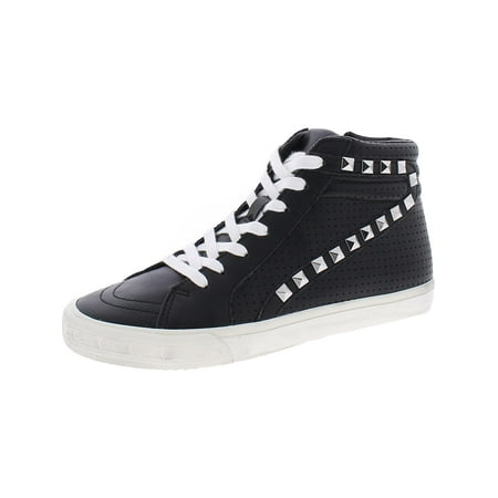 

Steve Madden Womens Tracey Faux Leather Lace-up High Top Sneakers