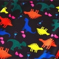 thumbnail image 4 of Paguaki Kids Pajama Set in Dark 3D Fluorescent Print Boys Girls Nightwear Soft Long Sleeve PJs with Designs Comfy Sleepwear 2-Piece Set Size 3T 4T, 4 of 7