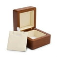 thumbnail image 4 of Solid Wood Wedding Ring Box Square Wood Ring Box For Ring Necklace Bracelet Storage Boxes Jewelry Boxs, 4 of 8
