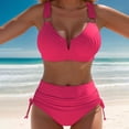thumbnail image 3 of Two Piece Swimsuit for Women High Waisted Bikini Push Up Bathing Suit Tummy Control Swimwear Comfortable Beach Vacation Outfit, 3 of 8