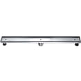 thumbnail image 1 of 32 in. Modern Stainless Steel Linear Shower Drain with Cover, 1 of 1