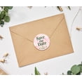 thumbnail image 3 of Darling Souvenir 45 Pcs Bricolage Floral Rond Personnalisé Enregistrer la Date Stickers-1,6 Pouces, 3 of 4