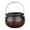 B, variant on Candy Bag Trick Candy Bag Black Cauldron with Handle,Mini Plastic Candy Kettle Bucket for St.Patrick's Day,Halloween Party Favor