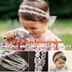 thumbnail image 5 of DANMY, diadema súper elástica para niña, banda para el pelo de encaje de algodón para niño, conjunto de accesorios para el cabello turbante suave para bebé, 5 of 5