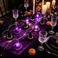 thumbnail image 5 of Halloween Decor Witch Hat String Lights 59.06 Inch with LED Glowing Hats Purple and Black for Indoor Home Party Decor, 5 of 6