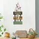 thumbnail image 4 of Jarrón Decorativo de Madera para Pared | Maceta Hidropónica de Vidrio con Cuerda Gruesa para Colgar | Decoración Rústica y Natural para El Salón | Portaflores Versátil para Flores Secas o Frescas | D, 4 of 6