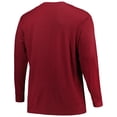 thumbnail image 3 of Men's Profile Maroon Mississippi State Bulldogs Big & Tall Two-Hit Long Sleeve T-Shirt, 3 of 3