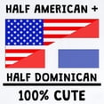 thumbnail image 2 of CafePress - Half Dominican 100% Cute Body Suit - Baby Light Bodysuit, Size Newborn - 24 Months, 2 of 4