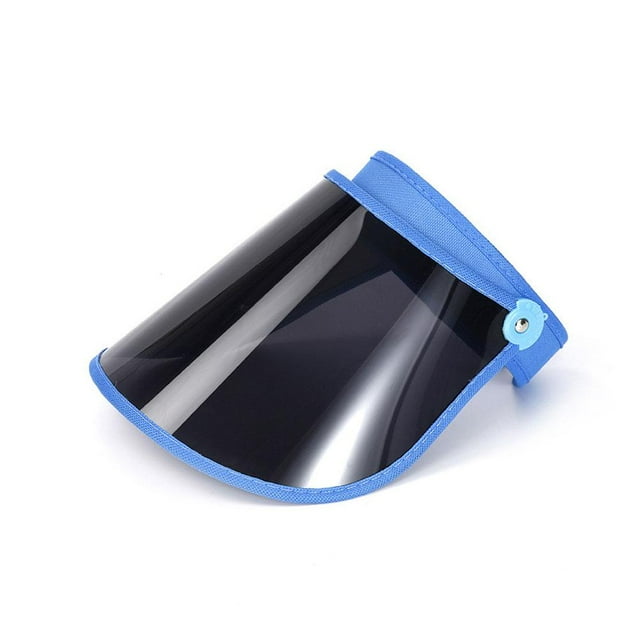 Chapeau de Soleil pour Femmes avec Visière Miroir Réfléchissante, transparent et Vierge, anti-UV, Coloré (iridescent), Modèle