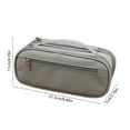 thumbnail image 3 of Pencil Pouch Pencil Bags Big Capacity Pencil Case With Multiple Compartments Pencil Bag With Zipper Office Supplies Organizer Small Cosmetic Bag Pen Case Travel Bag For Teen Adults, 3 of 7