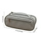 thumbnail image 2 of Bolsa organizadora de estuche de lápices grande | Estuche para bolígrafos de gran capacidad con múltiples compartimentos | Almacenamiento duradero con cremallera de tela para bolígrafos, marcadores, 2 of 5