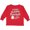 Red, variant on Inktastic Daddy Baseball Grandson Gift Boys or Girls Long Sleeve Toddler T-Shirt