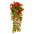 thumbnail image 2 of 1X Artificial Flower Clearance! Nomeni Artificial Flower Vine Small Wrinkled Chrysanthemum Wall Hanging Wall Decoration Red, Fake Flowers Promotion Sale! Red, 2 of 7