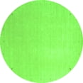 thumbnail image 1 of Ahgly Company Indoor Round Solid Green Modern Area Rugs, 6' Round, 1 of 1