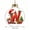 White-W, variant on 3.15 Inch Christmas Ball Ornament, Transparent 2D Hanging Decoration With Warm LED Lights And Illuminated Interior Pendant For Xmas Tree Home Decor(1Pcs,L)