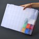 thumbnail image 5 of Riwesomey Cajas de almacenamiento de plástico transparente, caja práctica con compartimentos de 24 rejillas para organizar artículos pequeños Herramientas eléctricas, 5 of 6