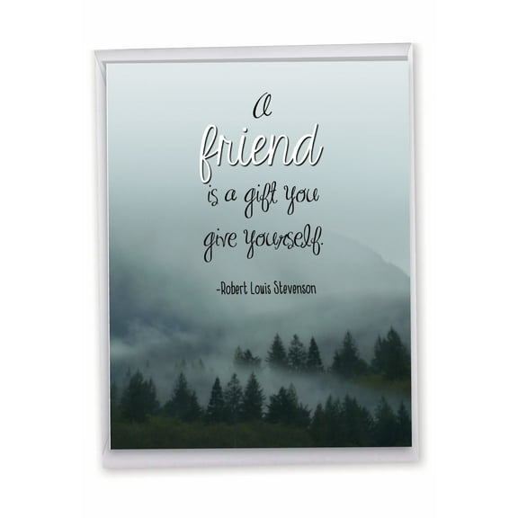 1 Big Friendship Card (8.5 x 11 Inch) - Friendly Words J6618CFRG