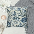 thumbnail image 2 of Nawypu  Chinoiserie Pillow Covers 20x20, Birds Bule Floral Farmhouse Decorations Throw Pillow Covers Vintage White Blue Outdoor Decorative Cushion Case for Couch Sofa Home, 2 of 5