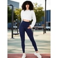 thumbnail image 2 of Pack de 2 Leggings Casuales de Mujer Unitalla de Yoga para Dama y Cintura Alta Pantalones Ajustados con Control de Abdomen no transparentan, 2 of 5