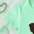 thumbnail image 6 of UAYOTSE Girls Clothes 3T 4T 5T 6T 7T Summer Outfits Baby Kids Short Sleeve T-Shirt Tops & Shorts Sets,Sizes 7 Years, 6 of 7