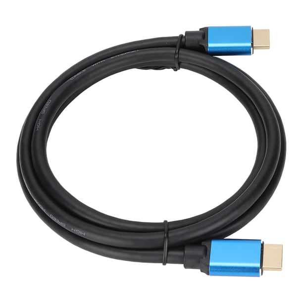 Cable de interfaz multimedia HD chapado en oro 4K 120Hz 8K 60Hz Cable de extensión macho a macho para decodificador, proyector, TV, 2 m/6,6 pies