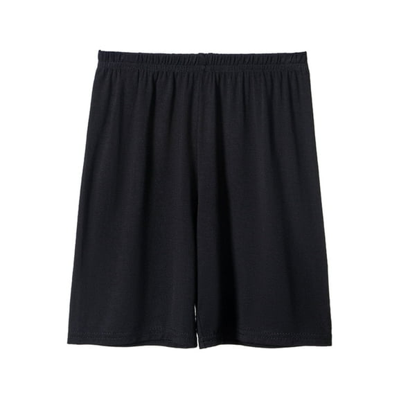 CheerKidz 2025 New Summer Casual Shorts for Children 0-18 Years Five Quarter Pants Elastic Waist Small,Medium and Large Sizes Fit for Everyday Wear and Outdoor Activities(Black,12 Years)